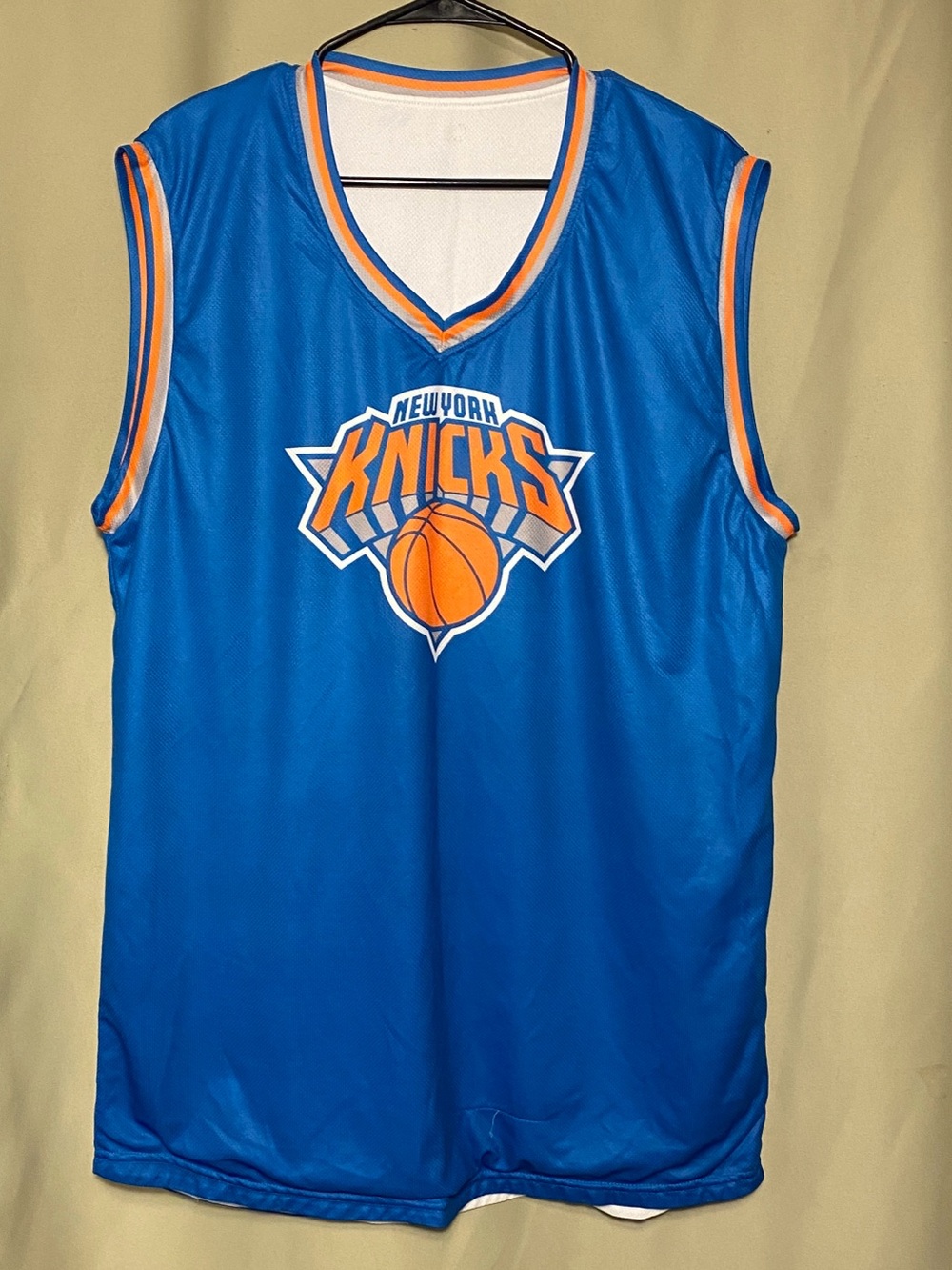 New York Knicks Reversible Blue Men's Basketball Jersey